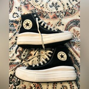 Chuck Taylor All Star Move Platform in black size 7.5